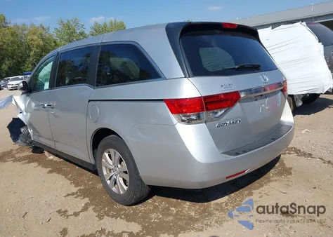 2014 Honda Odyssey Ex-L from USA, damaged, VIN 5FNRL5H61EB110679